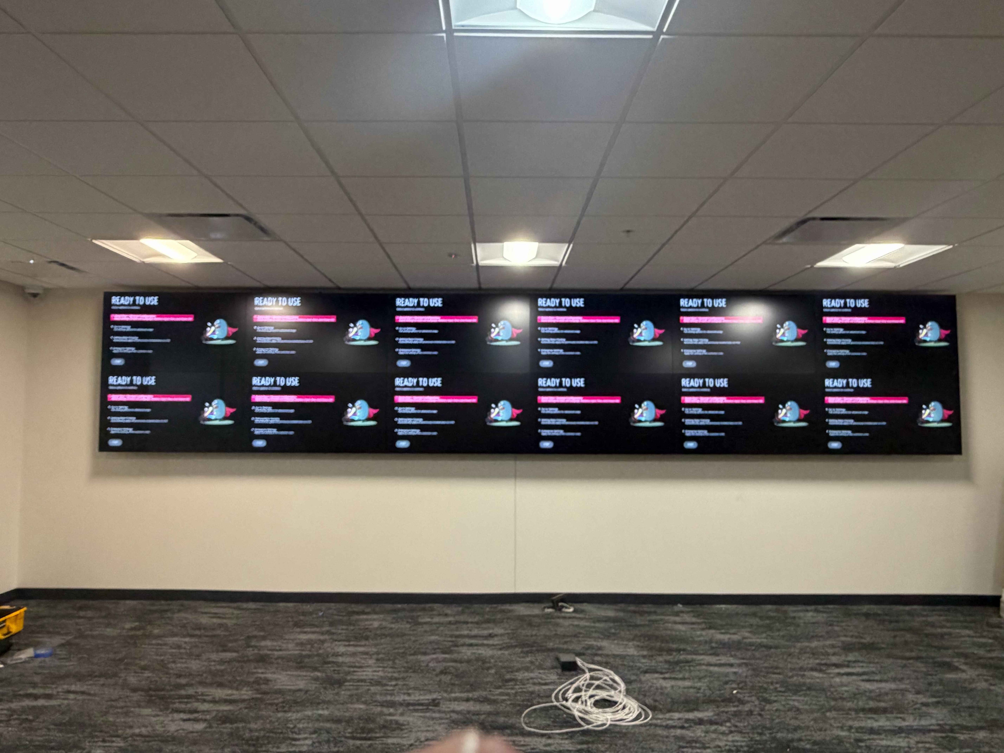 IGT Video Wall Finished Product