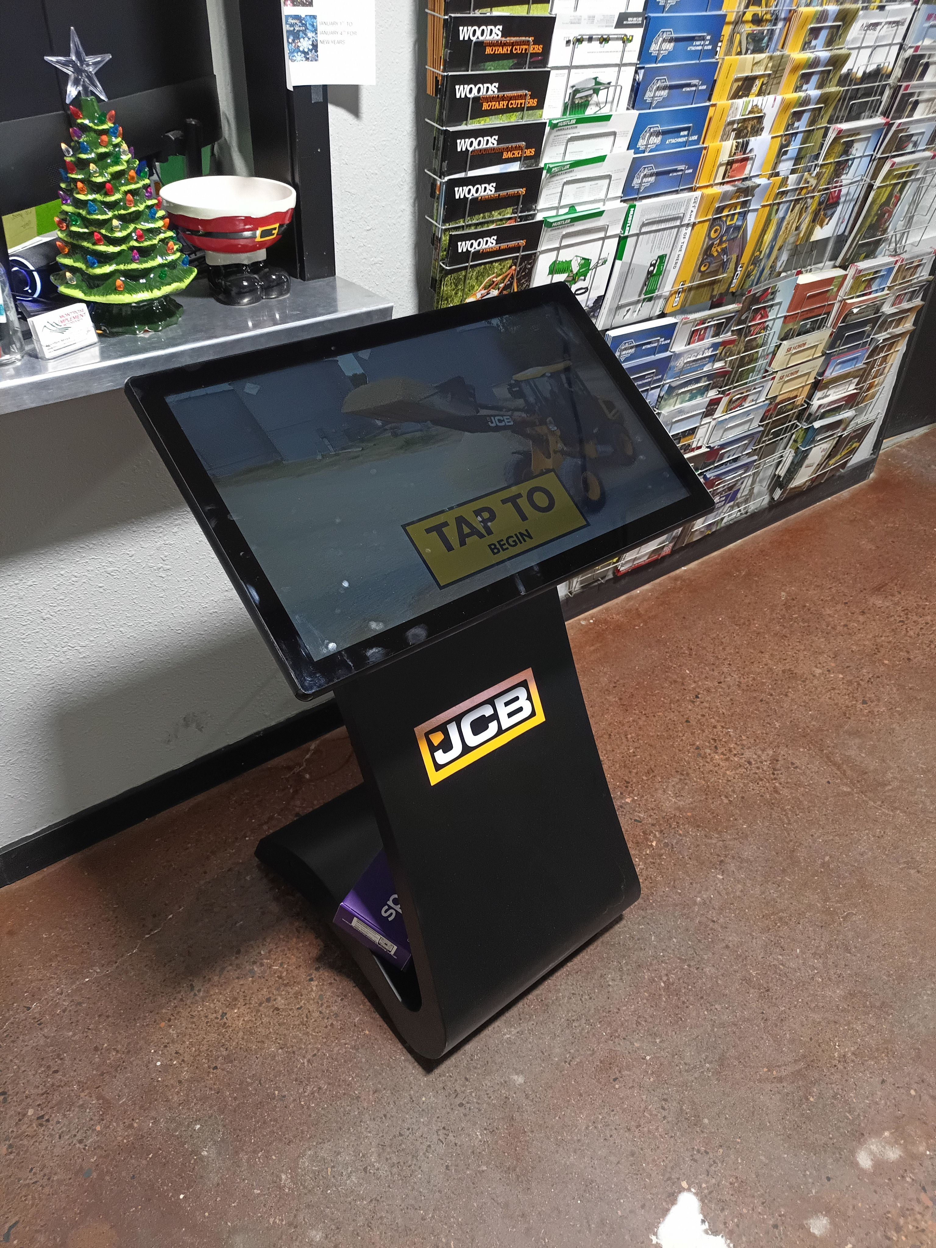 JCB Dealer Kiosk 55inch Sienna